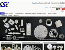 Tablet Screenshot of ceramic-substrates.co.uk
